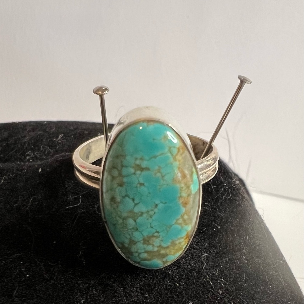 Sterling Silver and Turquoise Women's Ring